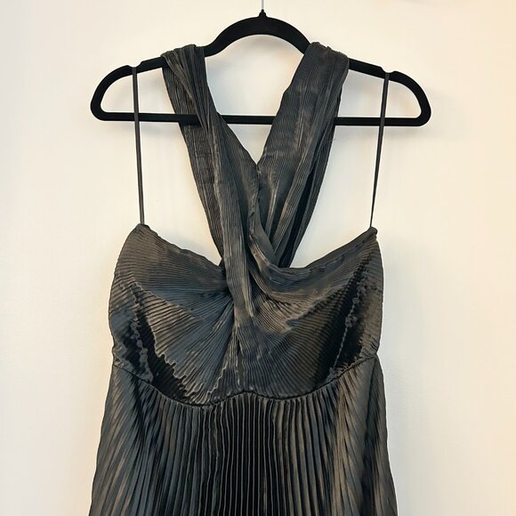 Baltic Born Sandra Pleated Maxi Dress in Black Size 3XL NWOT - Picture 4 of 10